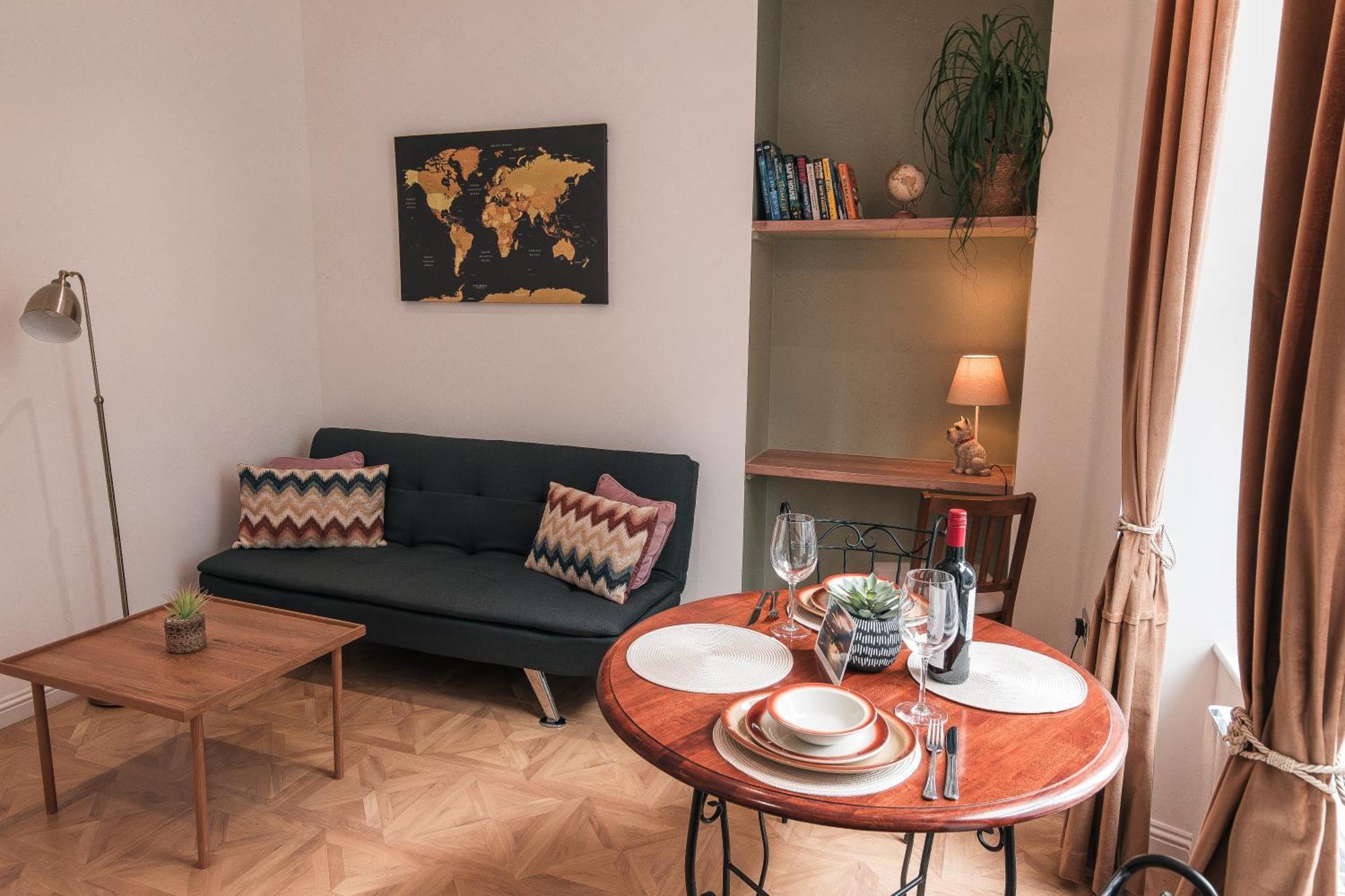 Modern Apartment In Aberdeen City Centre, Guild Street, Free Wifi Esterno foto